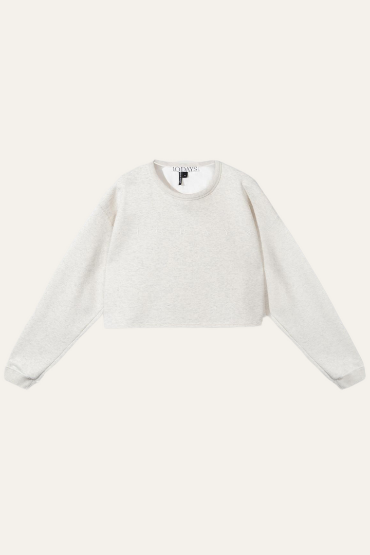 10 Days Amsterdam - cropped statement sweater